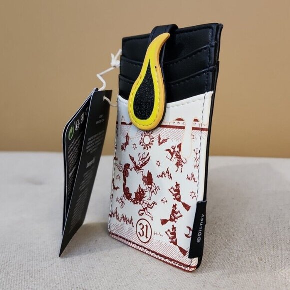 Loungefly Disney Hocus Pocus Black Flame  Candle Cardholder Wallet Halloween NEW - Picture 3 of 7